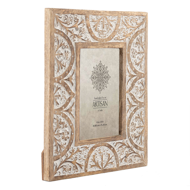 Handcrafted 4x6in 'Shapes' Photoframe 25cm - Image 4