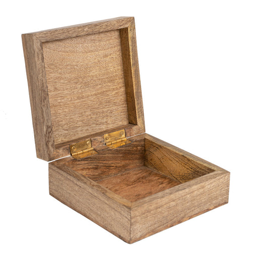 Handcrafted Carved Mandala Box 14cm - Image 2