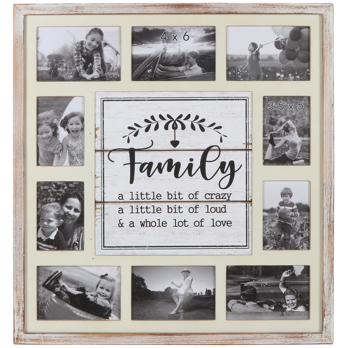 Family' Wall Hanging Photo Gallery Collage 55x59cm