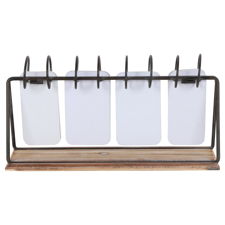 Vintage Style Table Top Calendar 28x9cm - Image 3