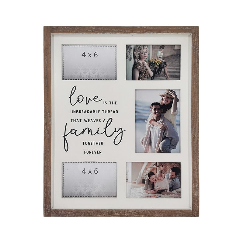 Love Is Family' Wall Hanging Photo Gallery Collage 40x49cm