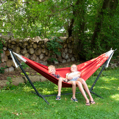Vivere Brazilian Style Sunbrella Hammock - Crimson