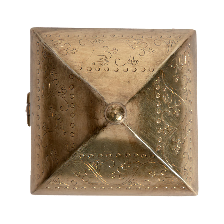 Handcrafted Contemporary Moroccan Square Box 17cm - Image 3