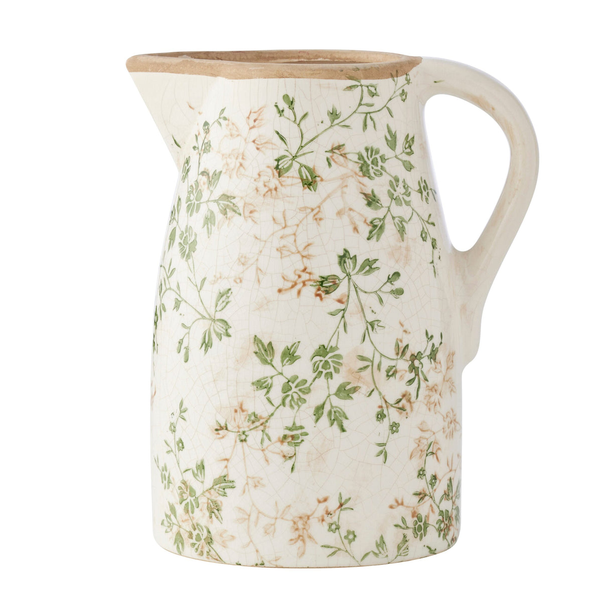 Green Leaf Jug Large 24cm