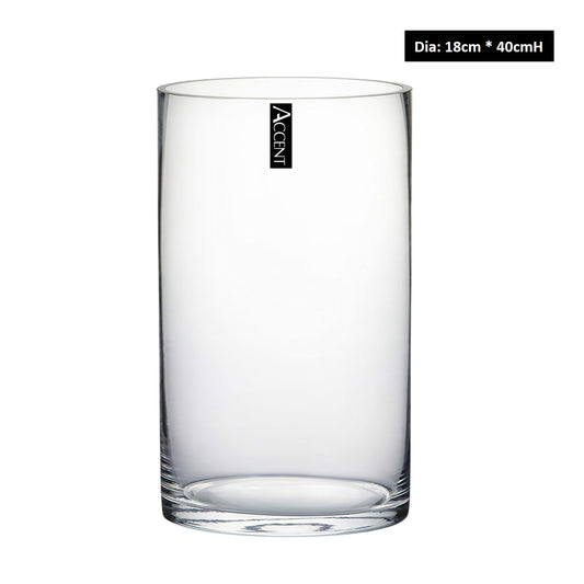 bulk 4 Glass Cylinder Vase 40cm