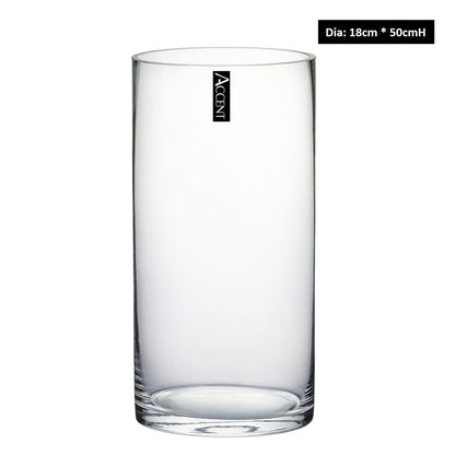 bulk 4 Glass Cylinder Vase 50cm