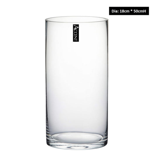 bulk 4 Glass Cylinder Vase 50cm