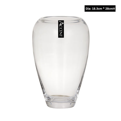 bulk 4 Roselle Glass Vase 28cm
