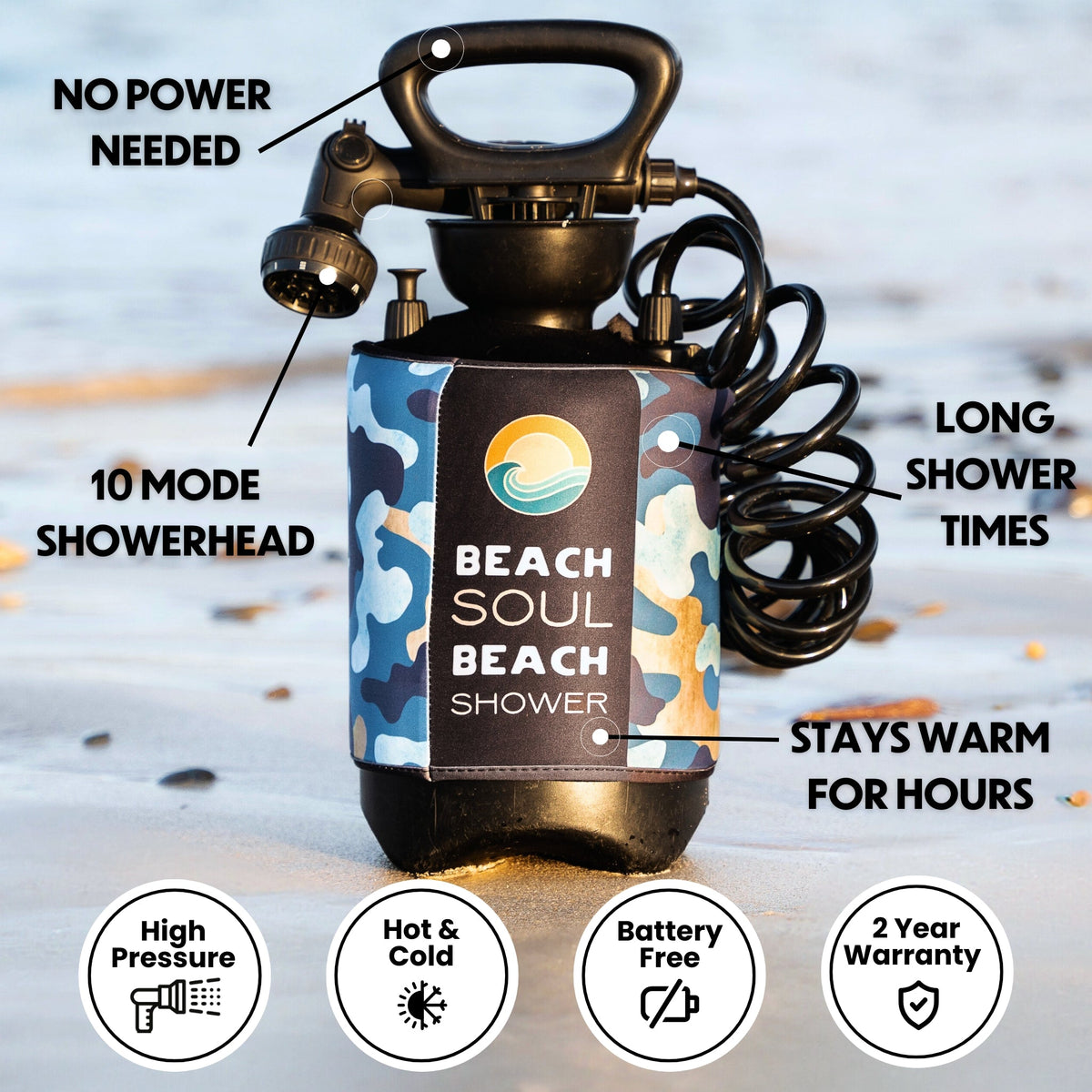 Portable Shower Chill Chameleon 5L