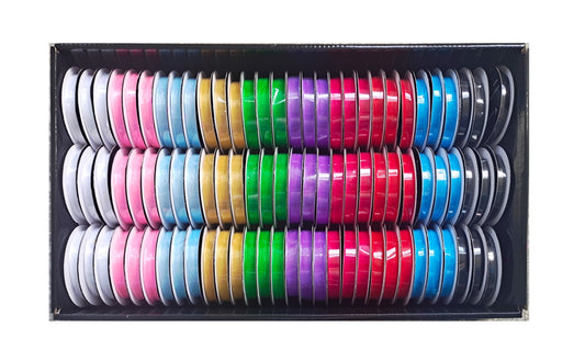 bulk 90 Roll Ribbon Sheer 4.5mt 10mm Displayed Box