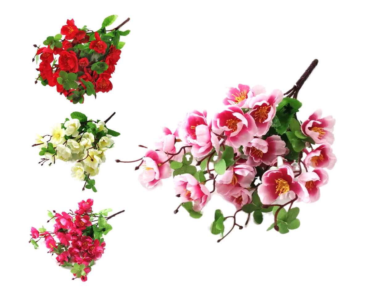 bulk 36 Artificial Peach Blossom 35cm