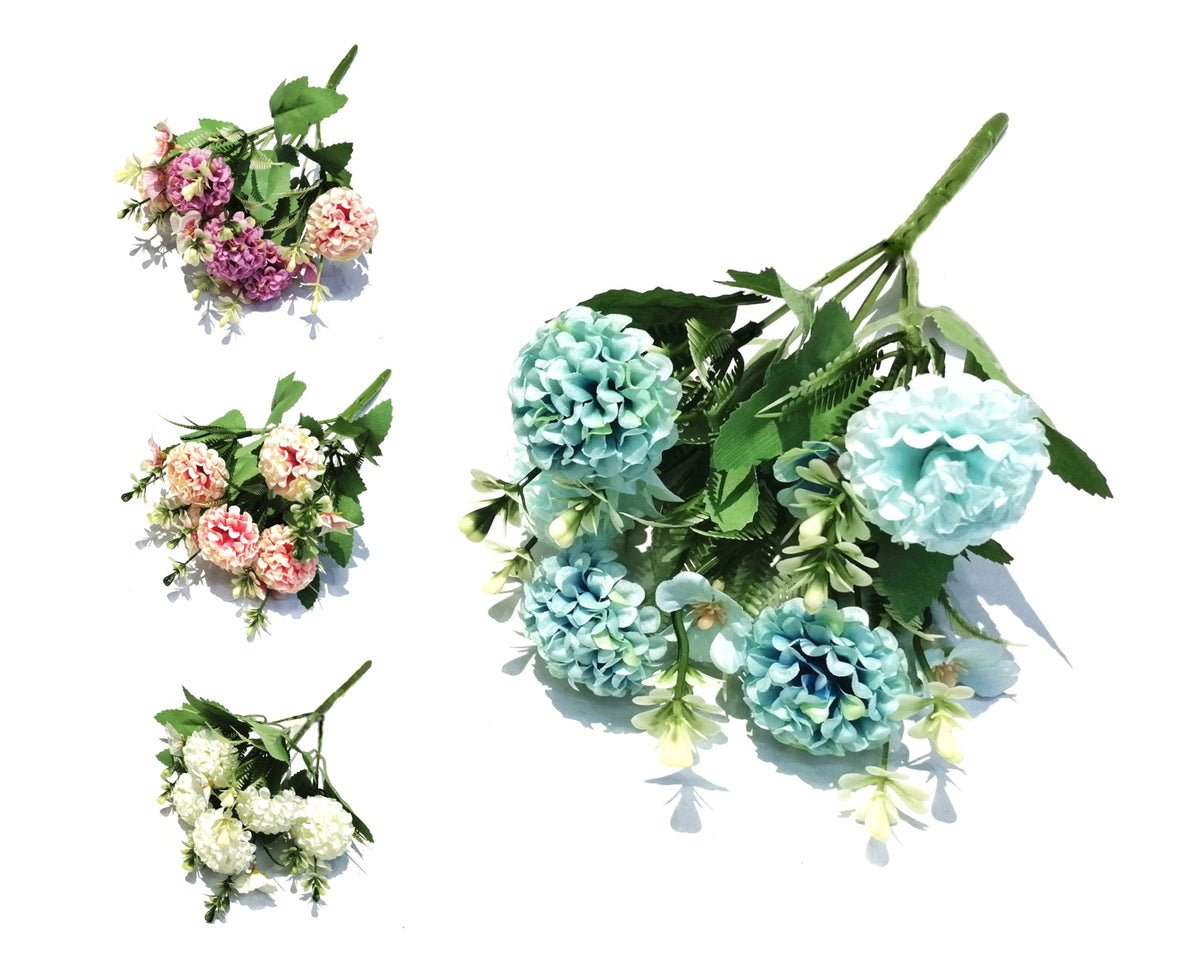 bulk 36 Artificial Chrysanthemun Bunch 31cm