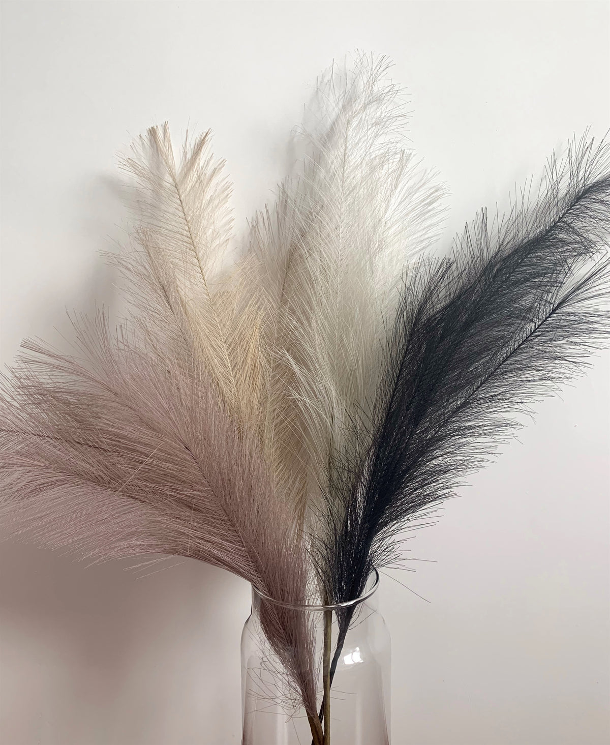 bulk 24 Artificial Pampas Grass Assorted 80cm