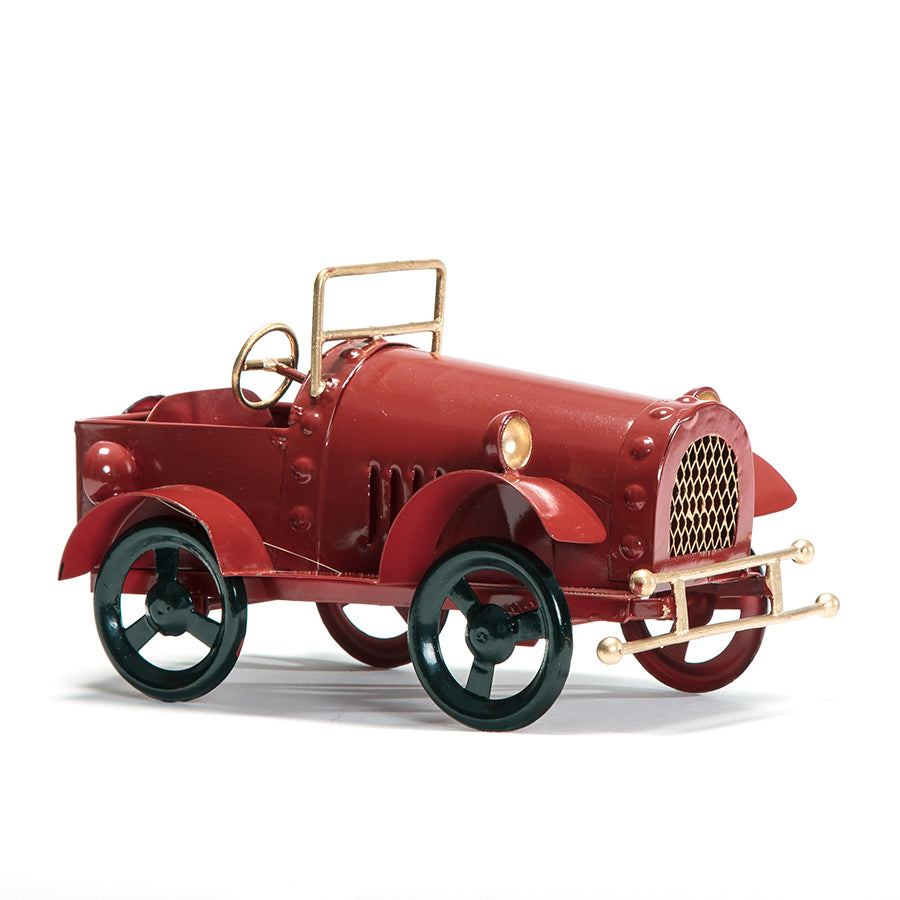 Red Vintage Metal Car 22cm