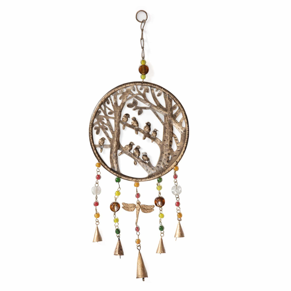 Birds on Branches w Dragonflies & Beads 60cm