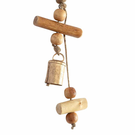 Handcrafted Hanging Ship Wheel 10x55cm