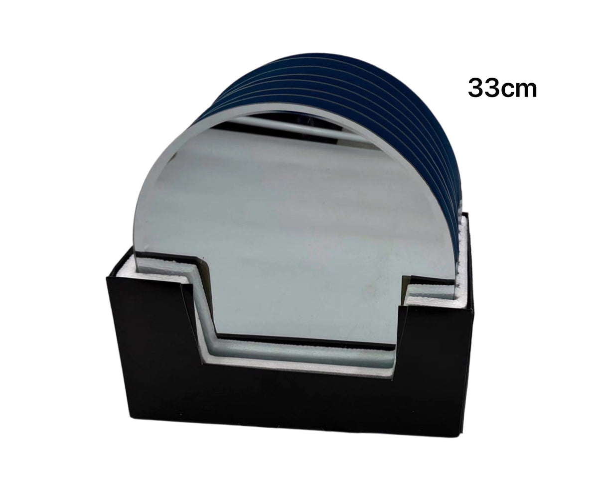 Bulk 8 Mirror Candle Holder 33cm