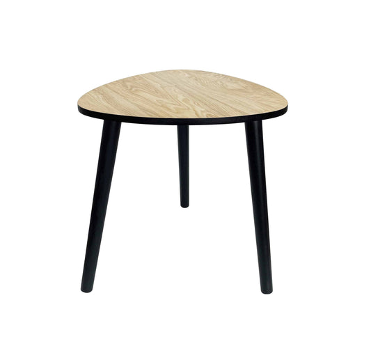 Contemporary Abstract 3 Legged Side Table 40cm - Image 2