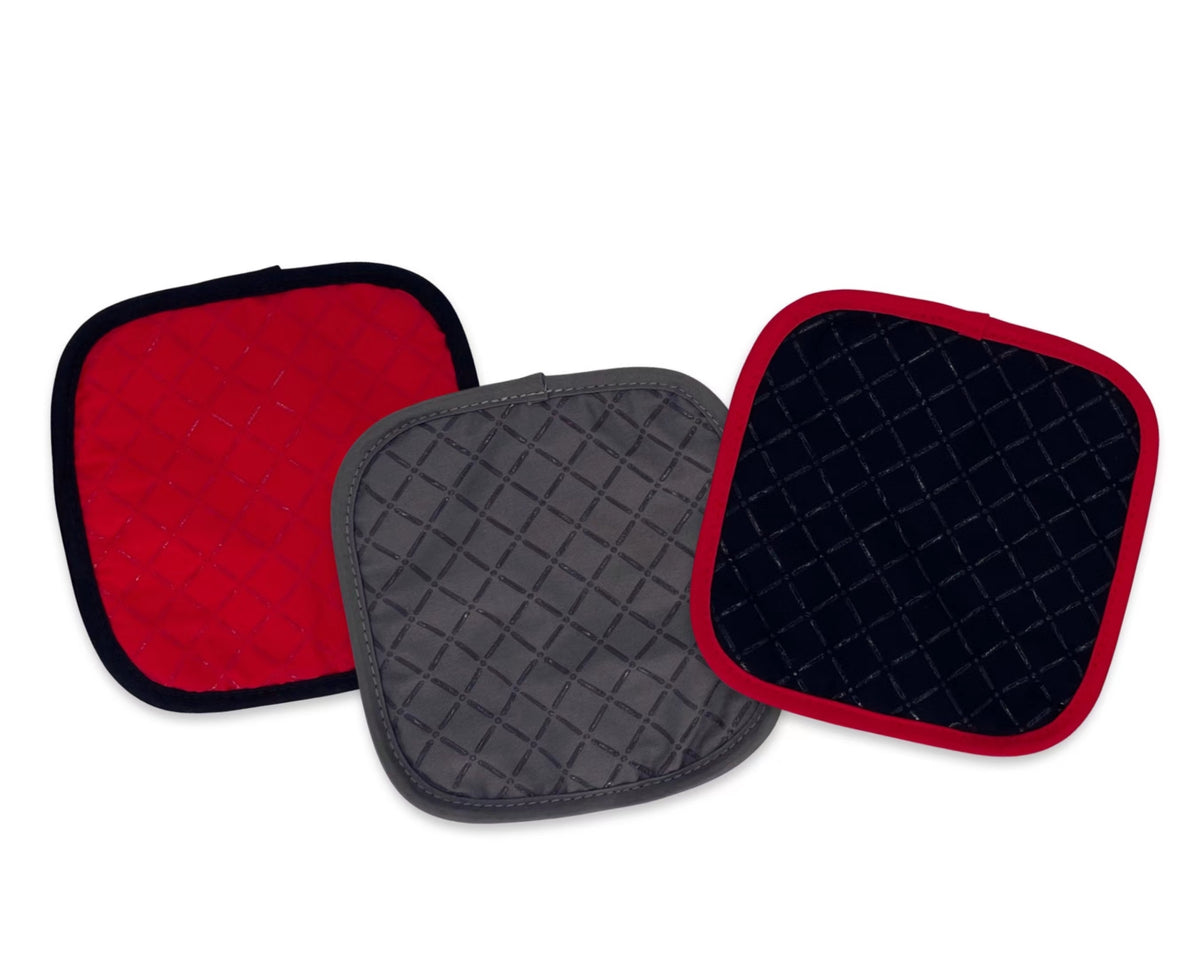 Bulk 18 Stylish Oven Mitt 18x18cm 3 Asst