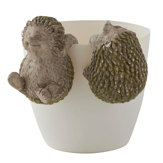 Set/2 Asst Hedgehogs w/Moss Pot Hangers
