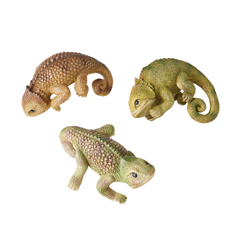 Set/3 Asst Chameleon Pot Hangers