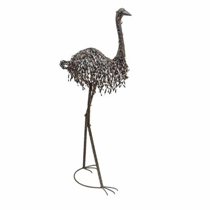 Tall Metal Mr Emu Garden Statue 58x120cm - Image 2