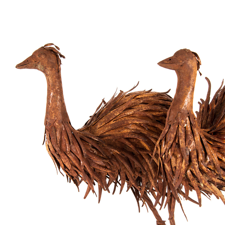 Set 2 Large Assorted Emus Garden Statue 37x58cm - Image 3