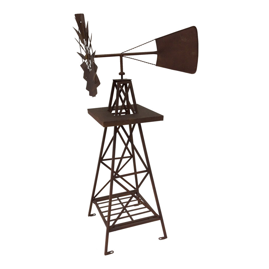 Large Rust Windmill 118cm - Image 3
