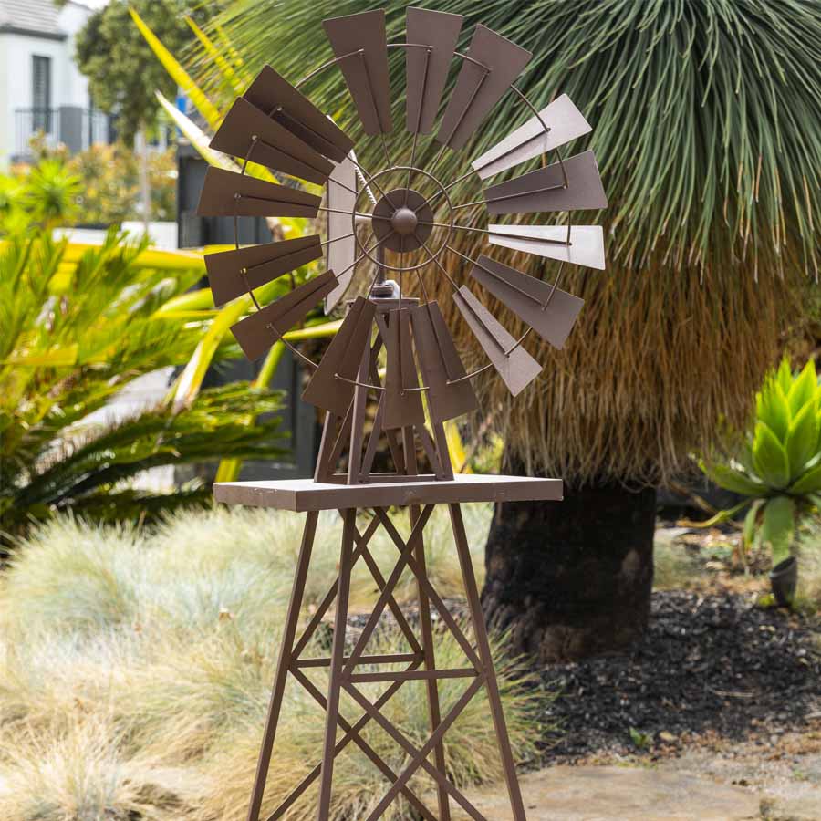 Large Rust Windmill 118cm - Image 4