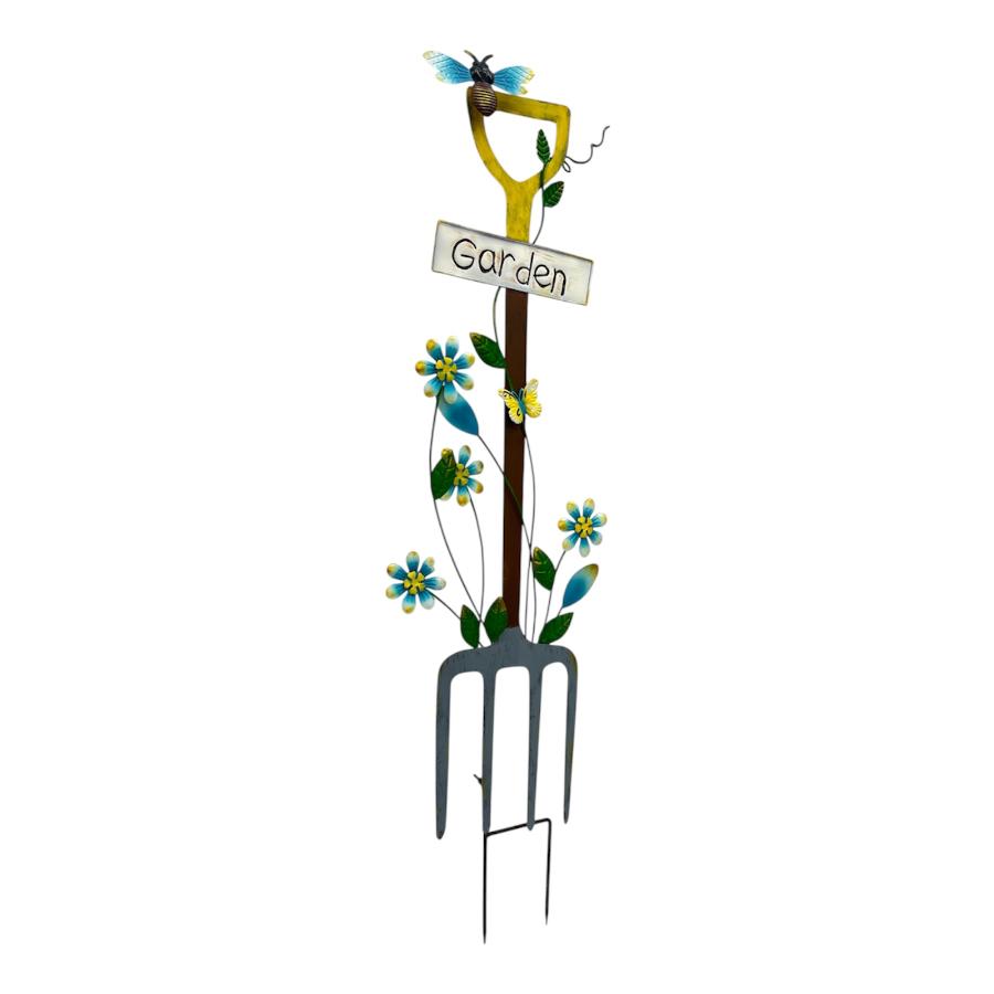Colour Fork Garden Stake / Wall Decoration 97cm - Image 2
