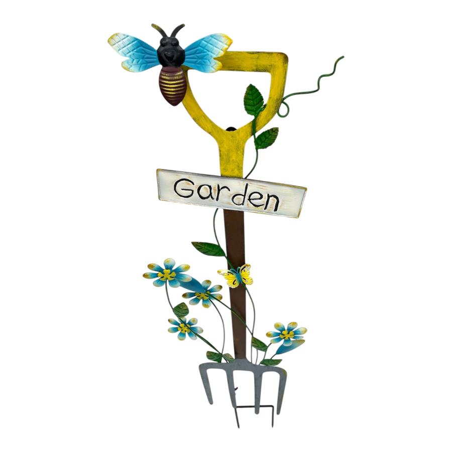 Colour Fork Garden Stake / Wall Decoration 97cm - Image 3