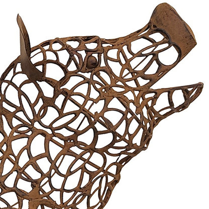 Jolly Pig Metal Wall Art 49cm - Image 5