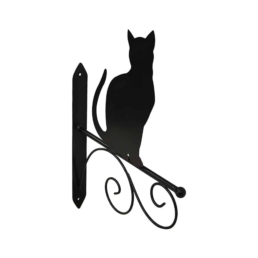 Cat Silhouette Wall Hook Bracket 35cm - Image 4