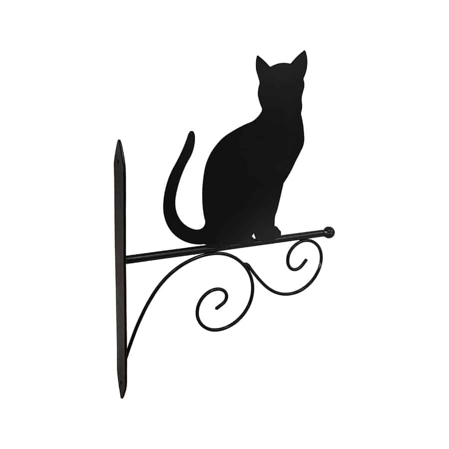 Cat Silhouette Wall Hook Bracket 35cm - Image 2
