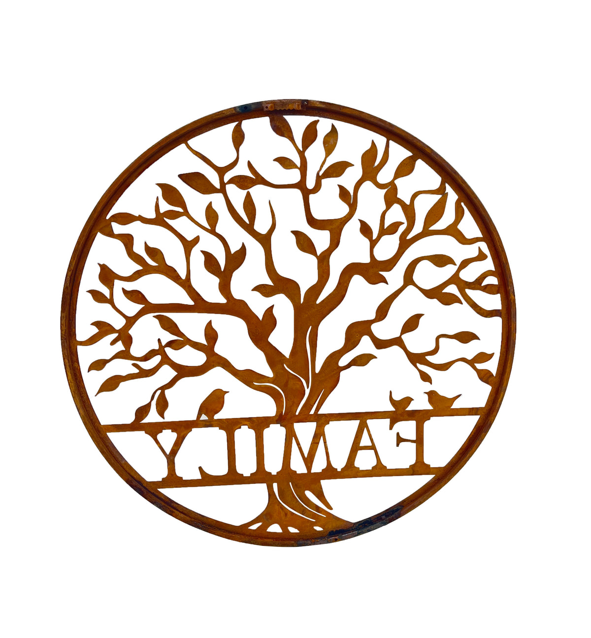 Laser Cut Round Family Tree Of Life Wall Art 50x50cm - Image 2