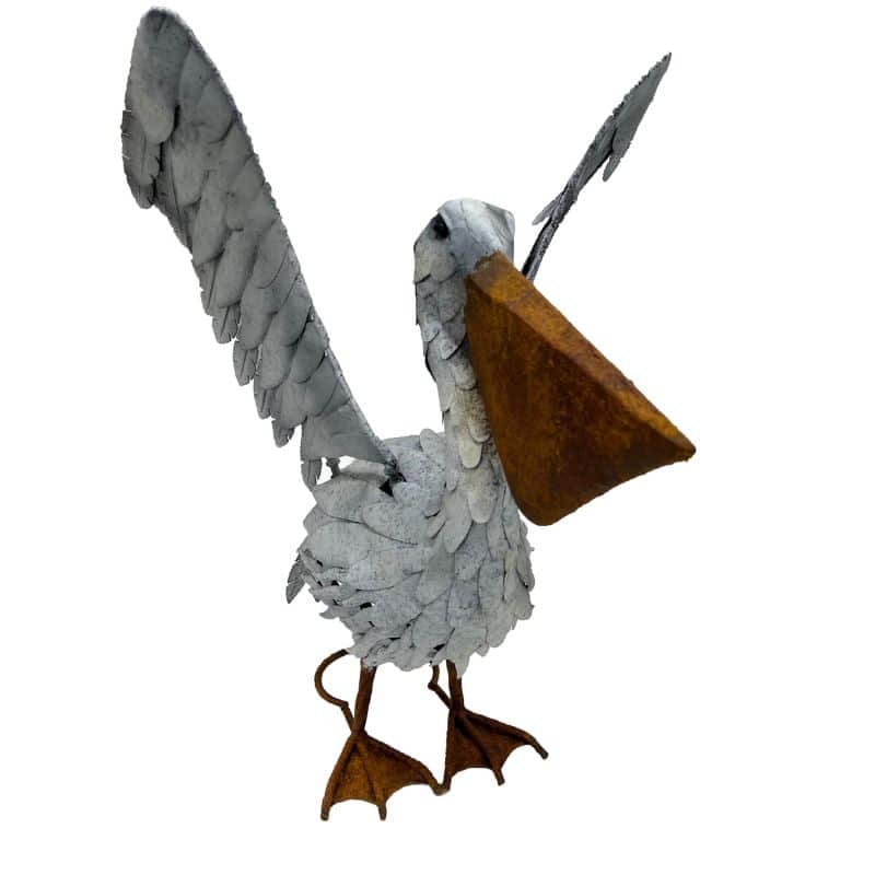 Flapping Pelican Statue 46cm - Image 2