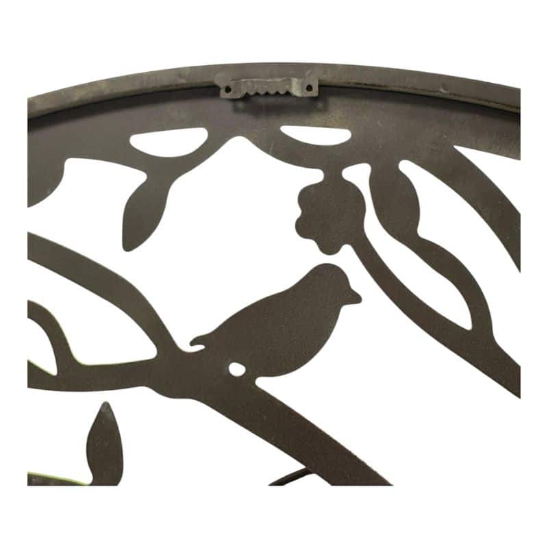 Round Laser Cut Tree Of Life w Red Birds 80cm - Image 4