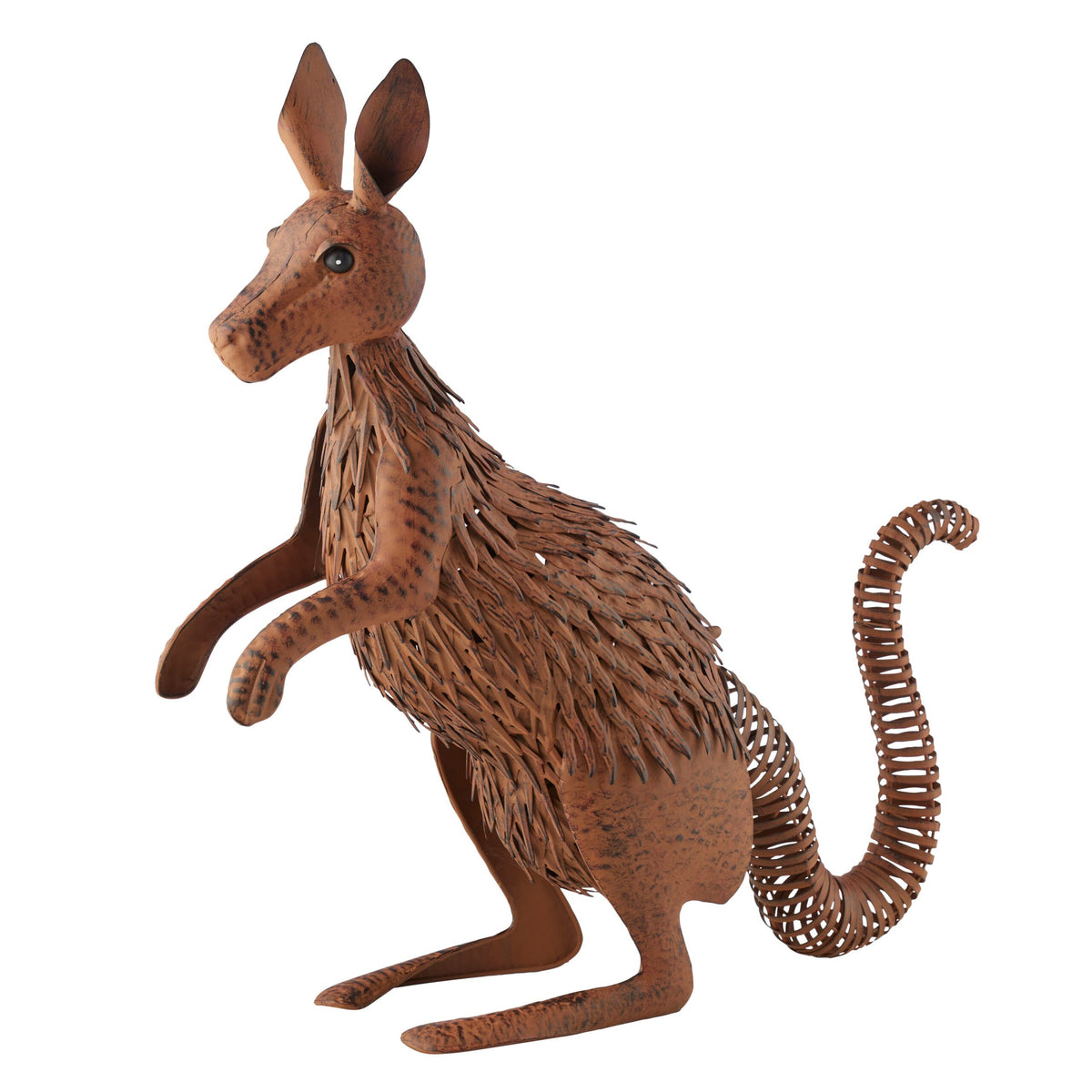 Rust Kangaroo Statue 61cm