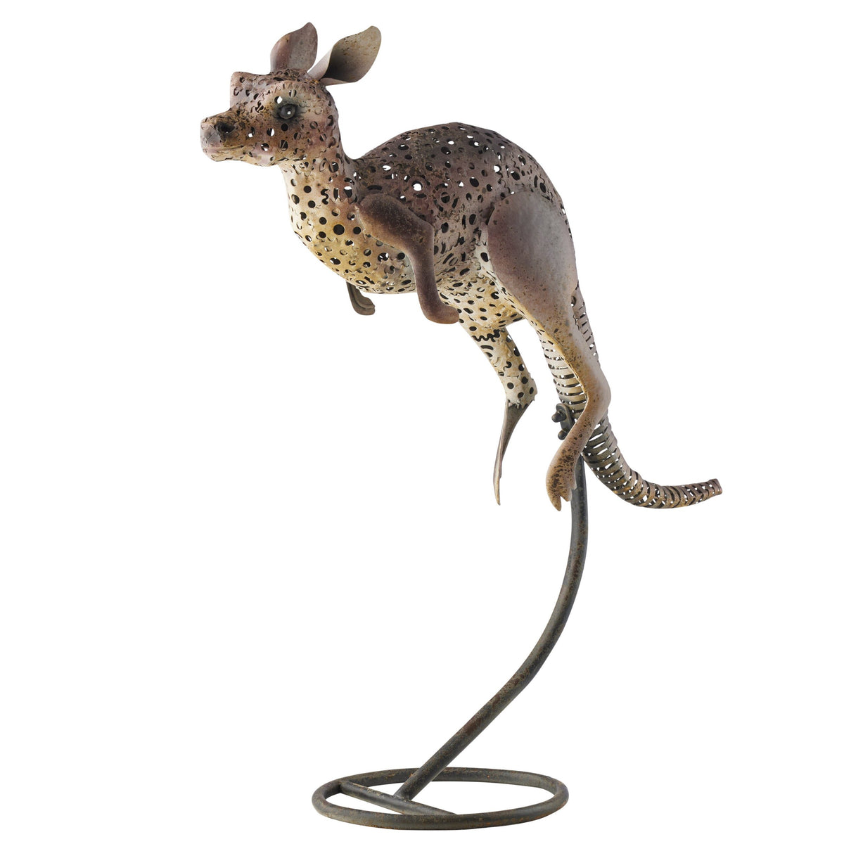 Jumping Kangaroo On Stand 75cm