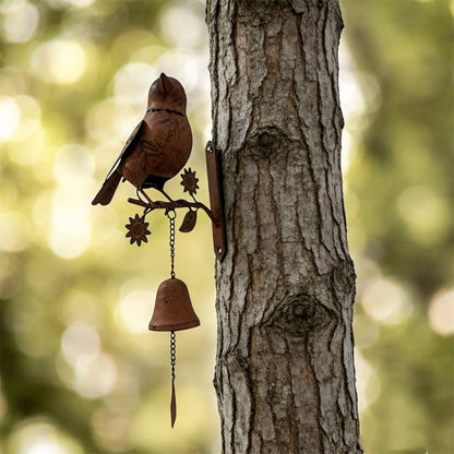 Door Post Bell w Bird 41cm - Image 4