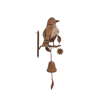 Door Post Bell w Bird 41cm - Image 5