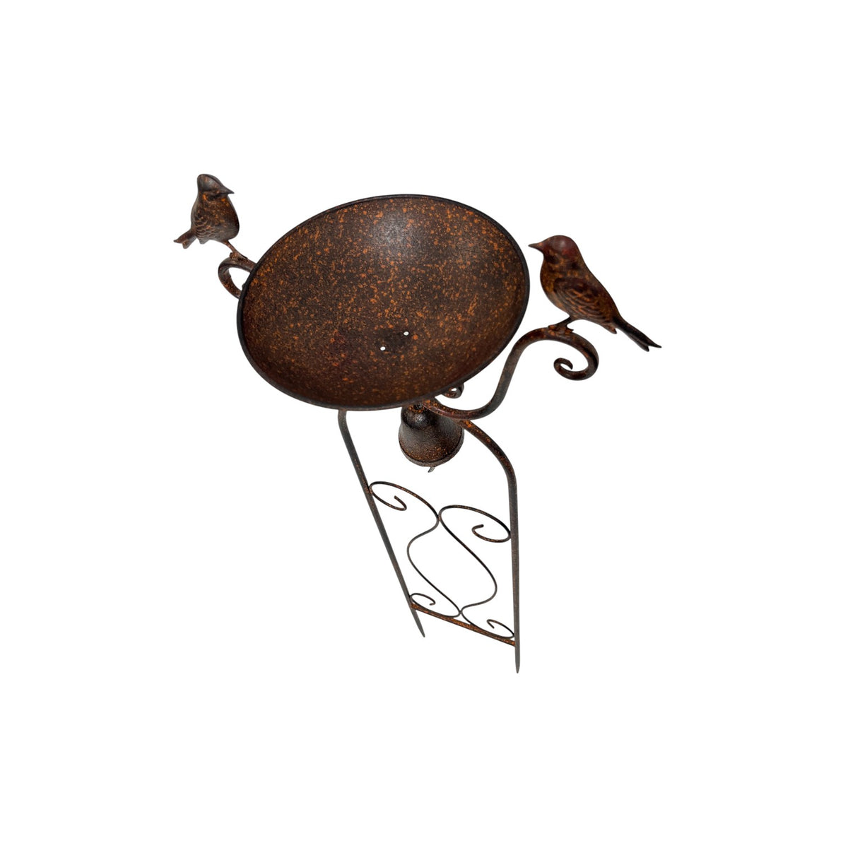Birdfeeder Stake w Birds & Fleur-De-Lis 90cm - Image 3