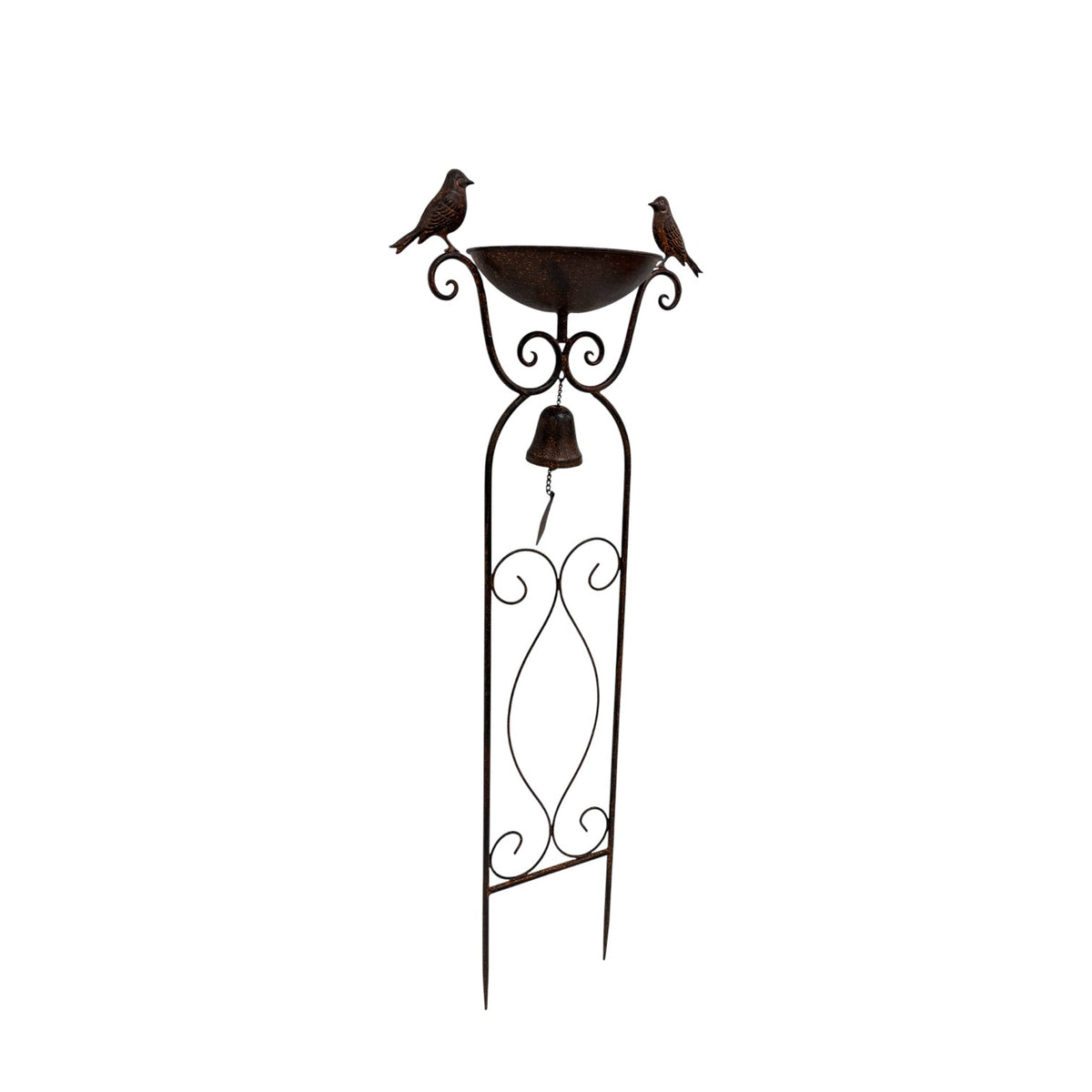 Birdfeeder Stake w Birds & Fleur-De-Lis 90cm - Image 2