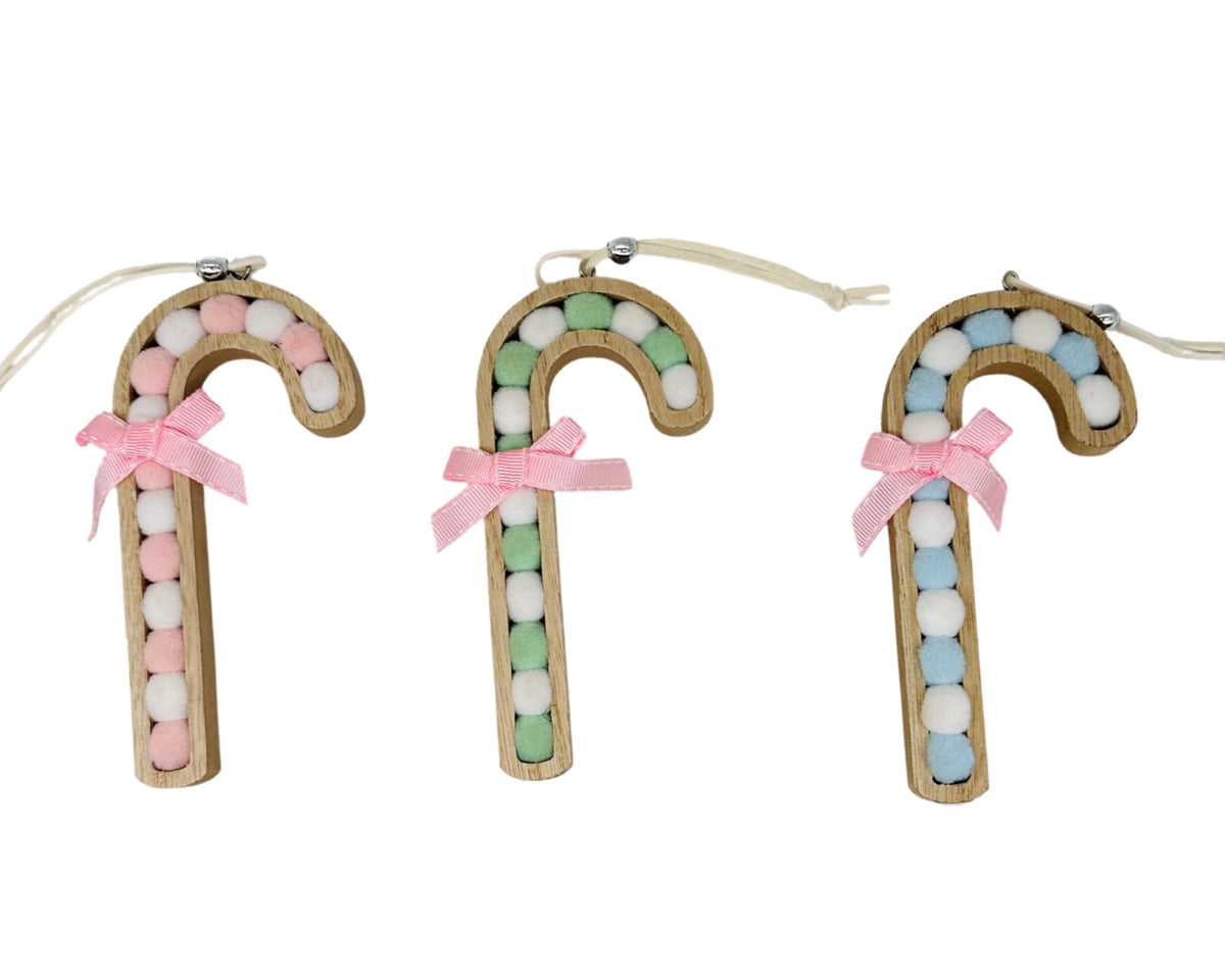 bulk 24 Xmas Pastel Pompom 15cm