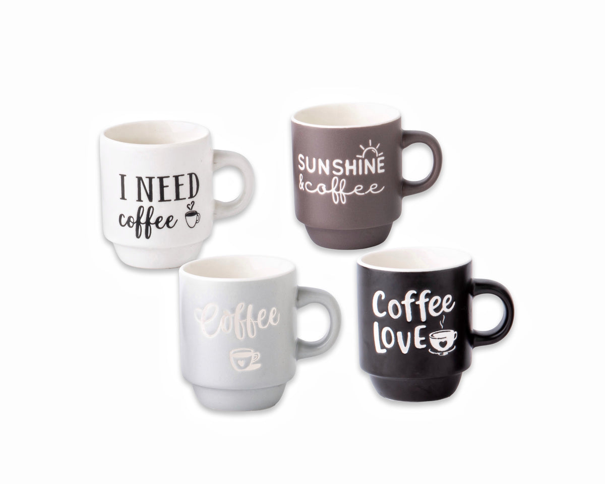 Bulk 36 Espresso Mug New Bone China Asst Designs