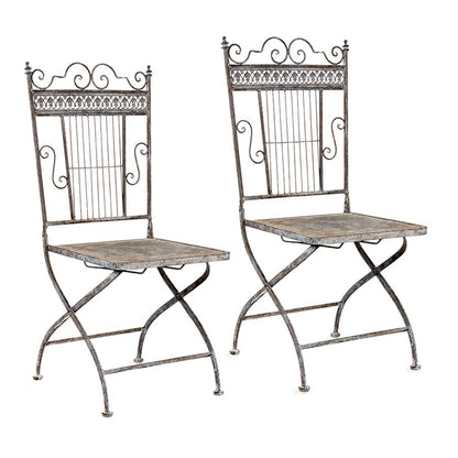 Baroque Round Table & 2 Chairs Set - Image 4