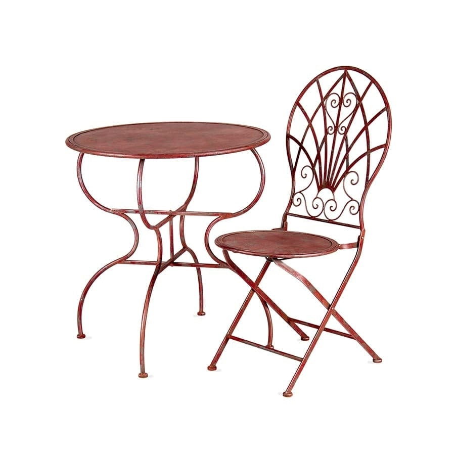 Federation Round Table & 2 Chairs Set 75cm