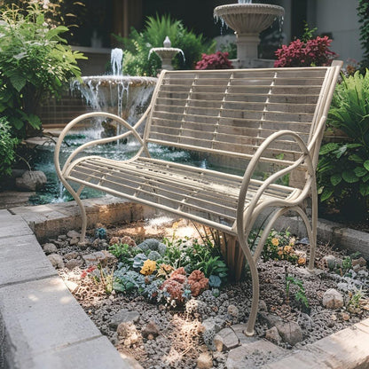Riviera Garden Bench 107cm - Image 2