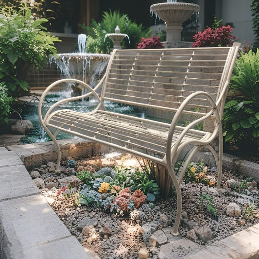 Riviera Garden Bench 107cm - Image 2
