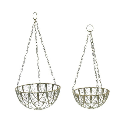 Set 2 Riviera Hanging Planter Baskets 69cm